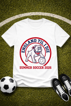 England 'Til I Die Bulldog Soccer T-Shirt