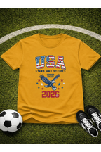 USA Stars and Stripes Soccer T-Shirt