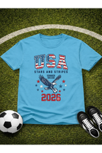 USA Stars and Stripes Soccer T-Shirt