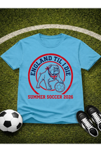 England 'Til I Die Bulldog Soccer T-Shirt