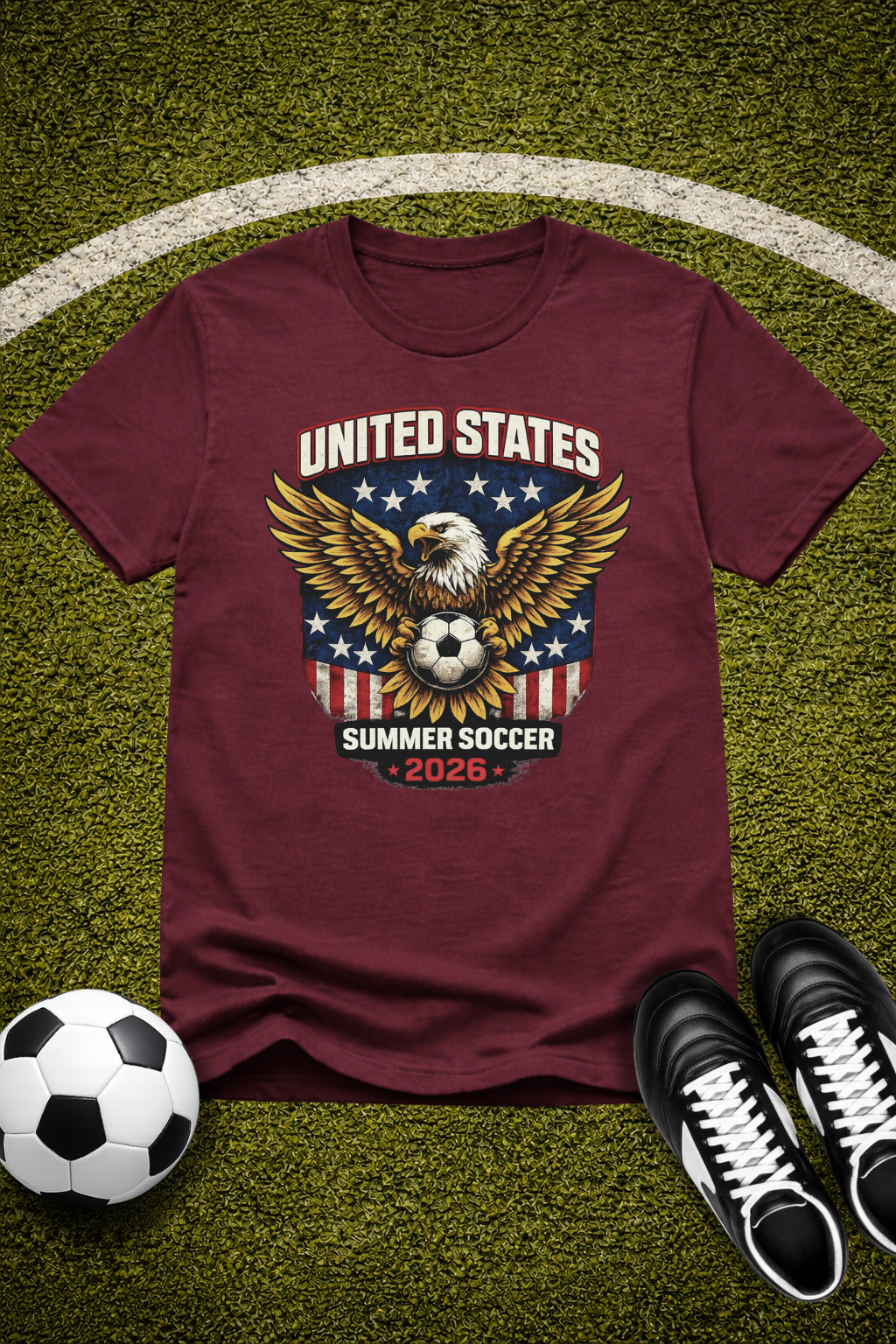 United States Eagle Soccer T-Shirt